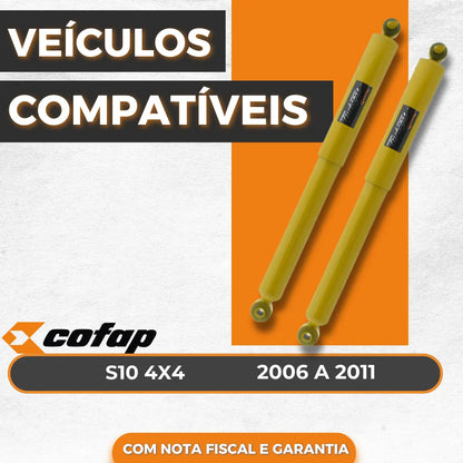 Par Amortecedor Traseiro Cofap Gm S10 2.8 12v 2010
