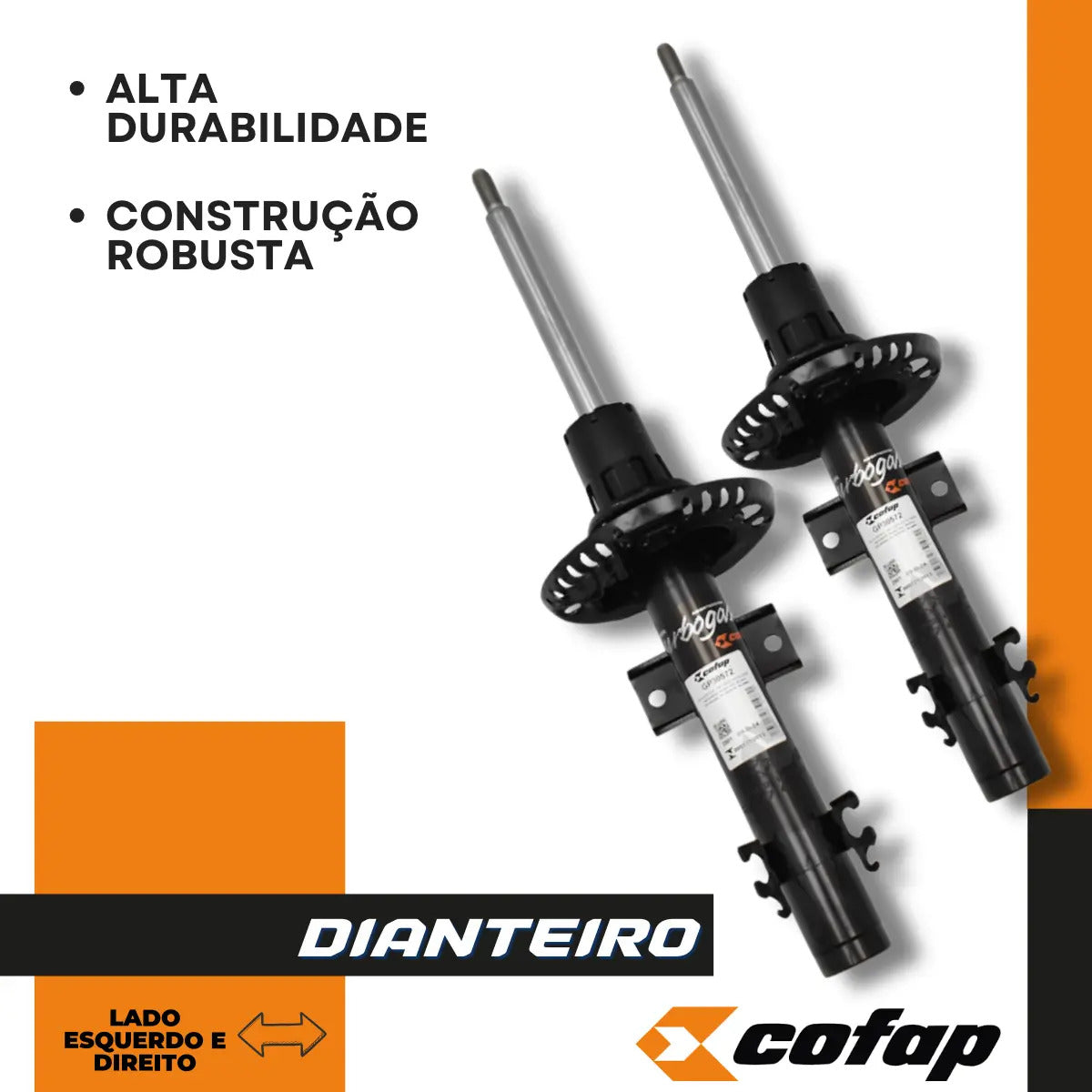 Par Amortecedor Dianteiro Cofap Vw Up 2015 2016 2017 2018 19