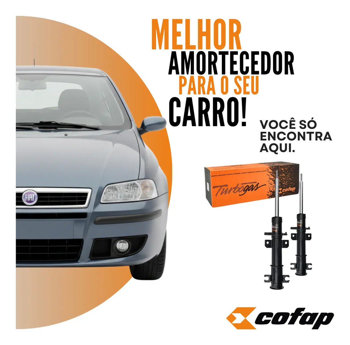 Par Amortecedor Dianteiro Fiat Stilo 1.8 2.0 Cofap