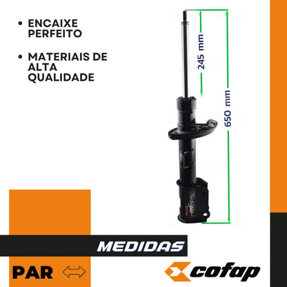 Par Amortecedor Toro 2022 A 2024 Cofap Gp33422 - Gp33423