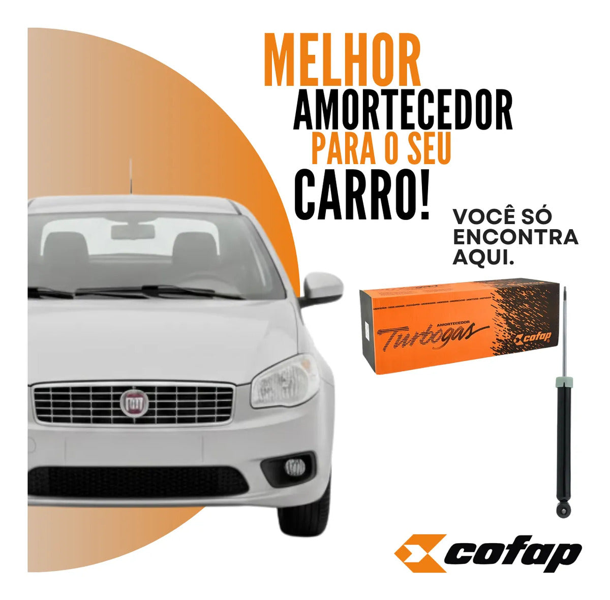 Amortecedor Traseiro Grand Siena 2013 Original Cofap