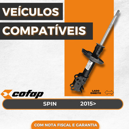 Amortecedor Dianteiro Direito Spin 2015 Cofap Gp30588