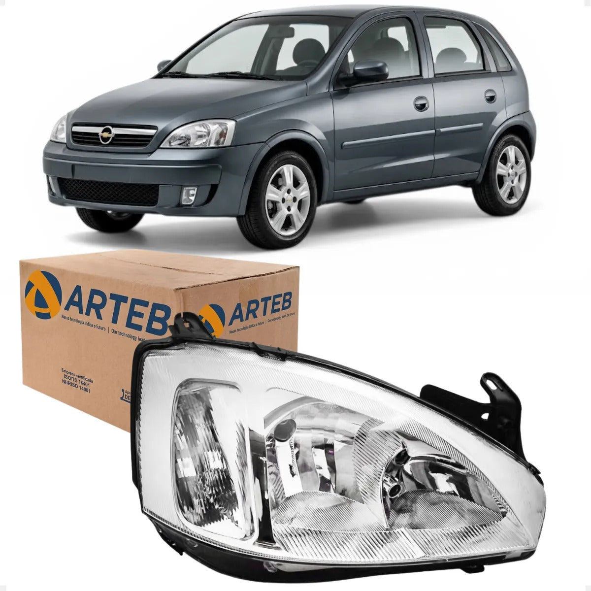 Farol Corsa 2002 A 2012 Montana 04 A 10 Pisca Frisado Arteb