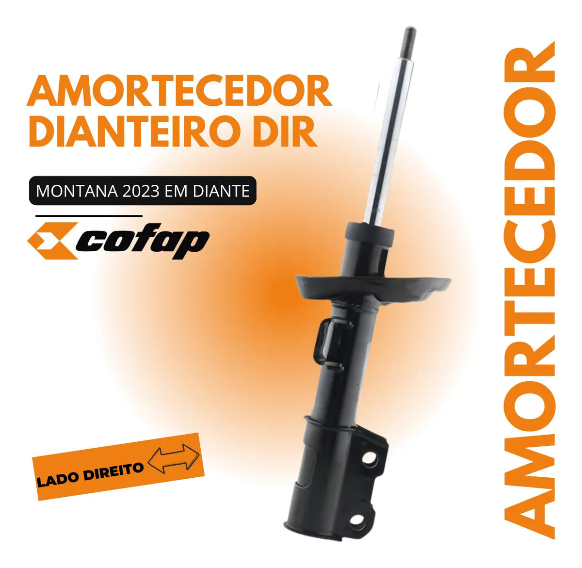 Amortecedor Dianteiro Direito Gm Montana 2023/cofap Gp33532