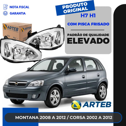 Farol Corsa 2002 A 2012 Montana 04 A 10 Pisca Frisado Arteb