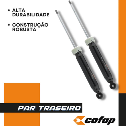 Par Amortecedor Traseiro Palio 1999 A 2015 Original Cofap