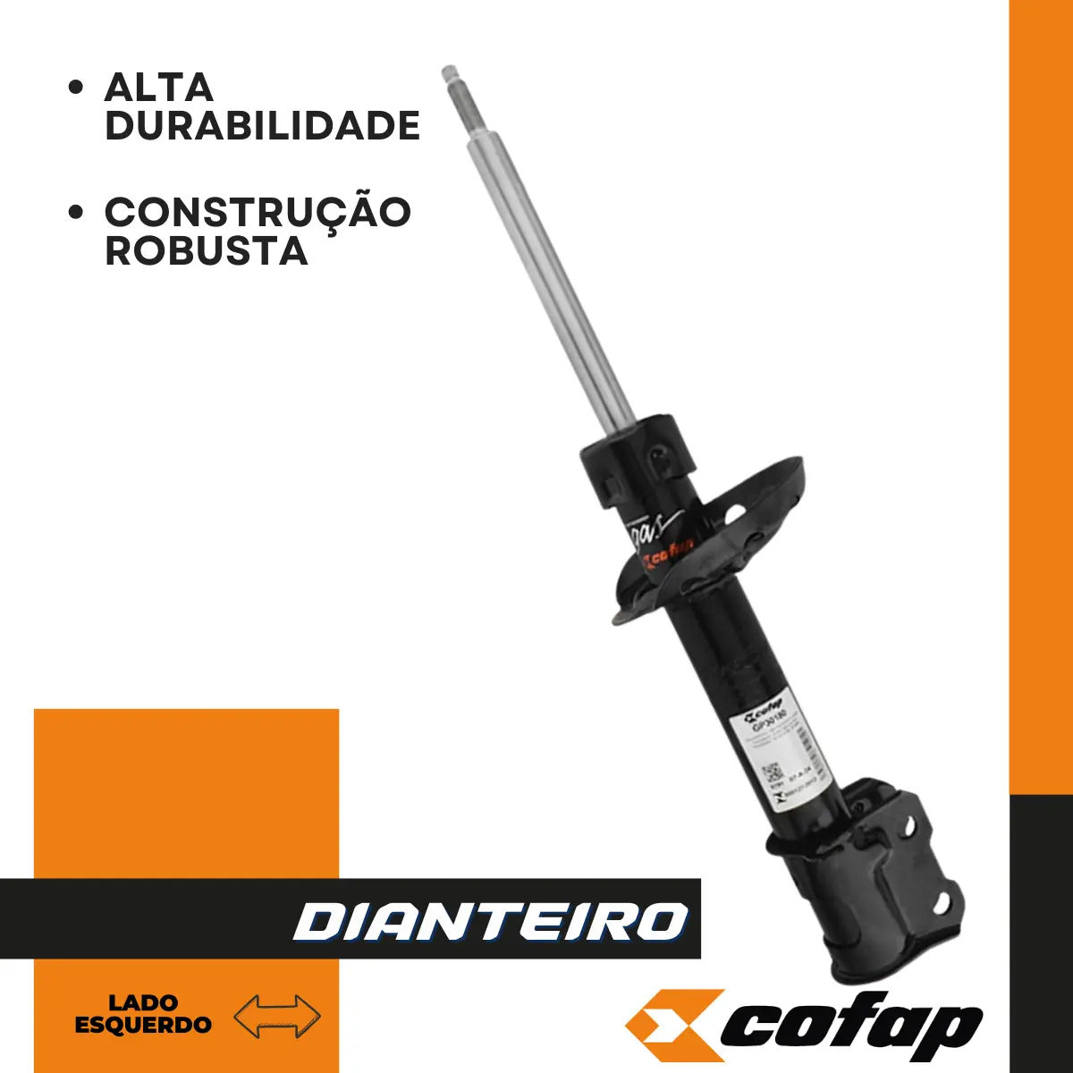 Amortecedor Dianteiro Montana 04 A 2009 Cofap Lado Esquerdo