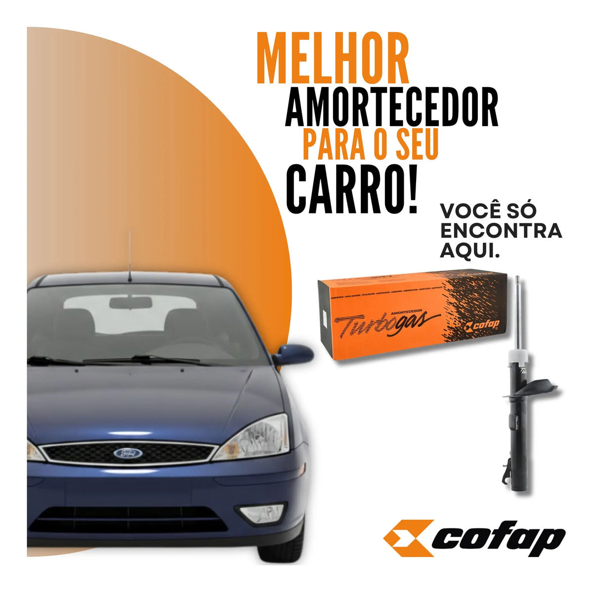 Amortecedor Dianteiro Direito Focus 01 - 08 - Cofap Gp32581