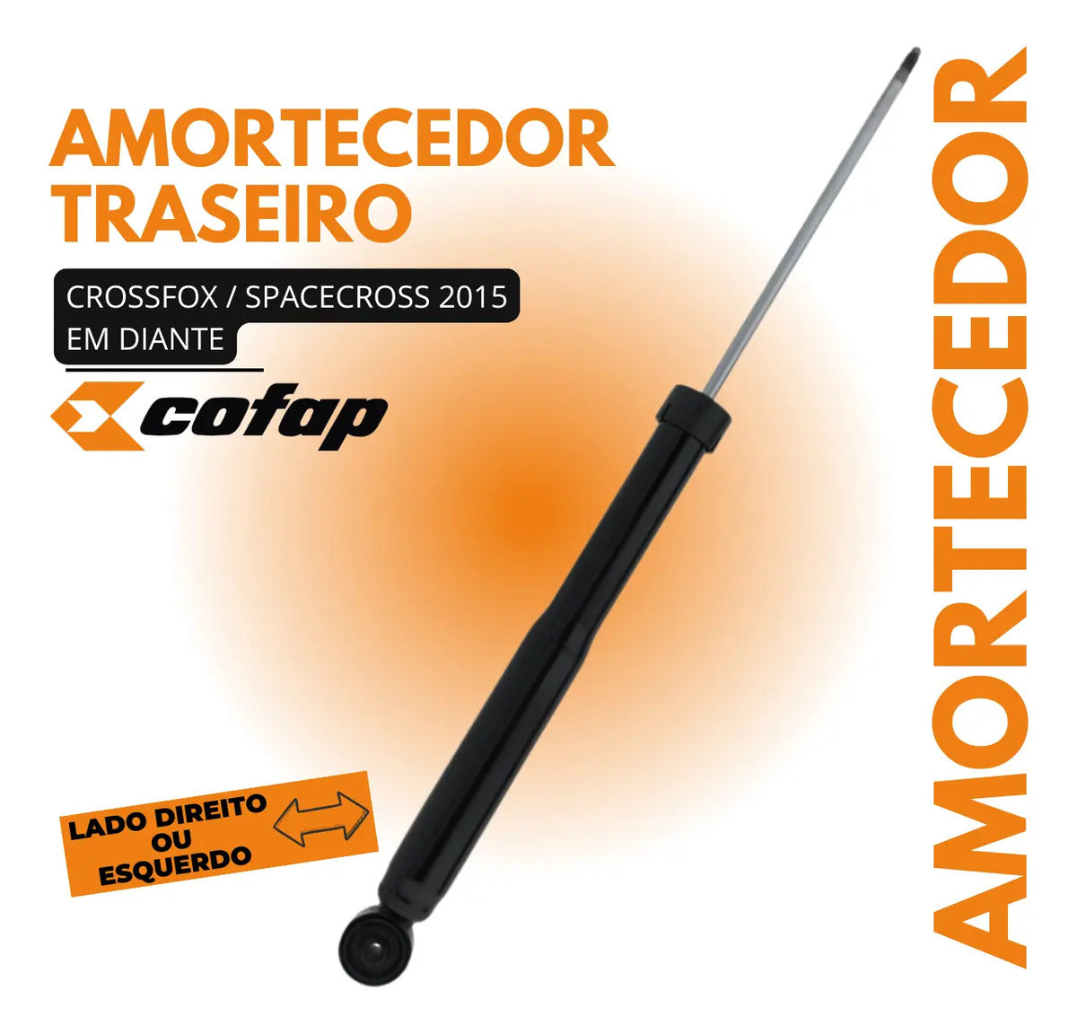 Amortecedor Traseiro Spacecross 2015 Em Diante Cofap
