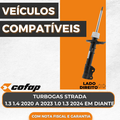 Amortecedor Strada 2016 A 2024 Cofap Gp33398