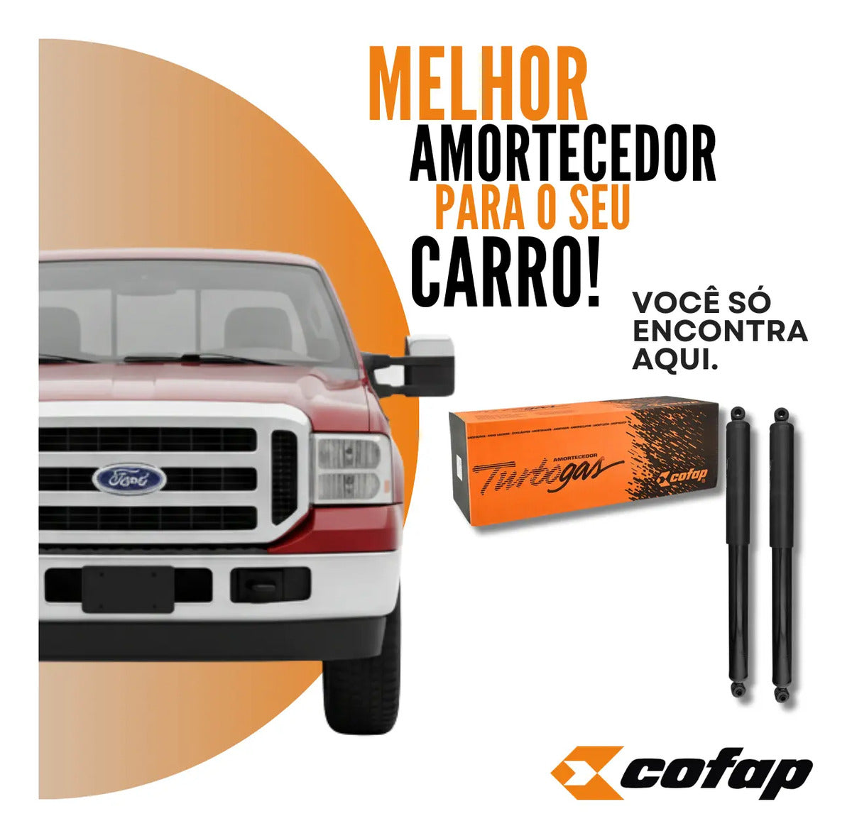 Par Amortecedor Traseiro F250 Xlt 2006 Cofap Original