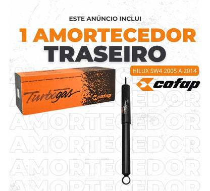 Amortecedor Traseiro Turbogás Cofap Hilux Sw4 2013 2014