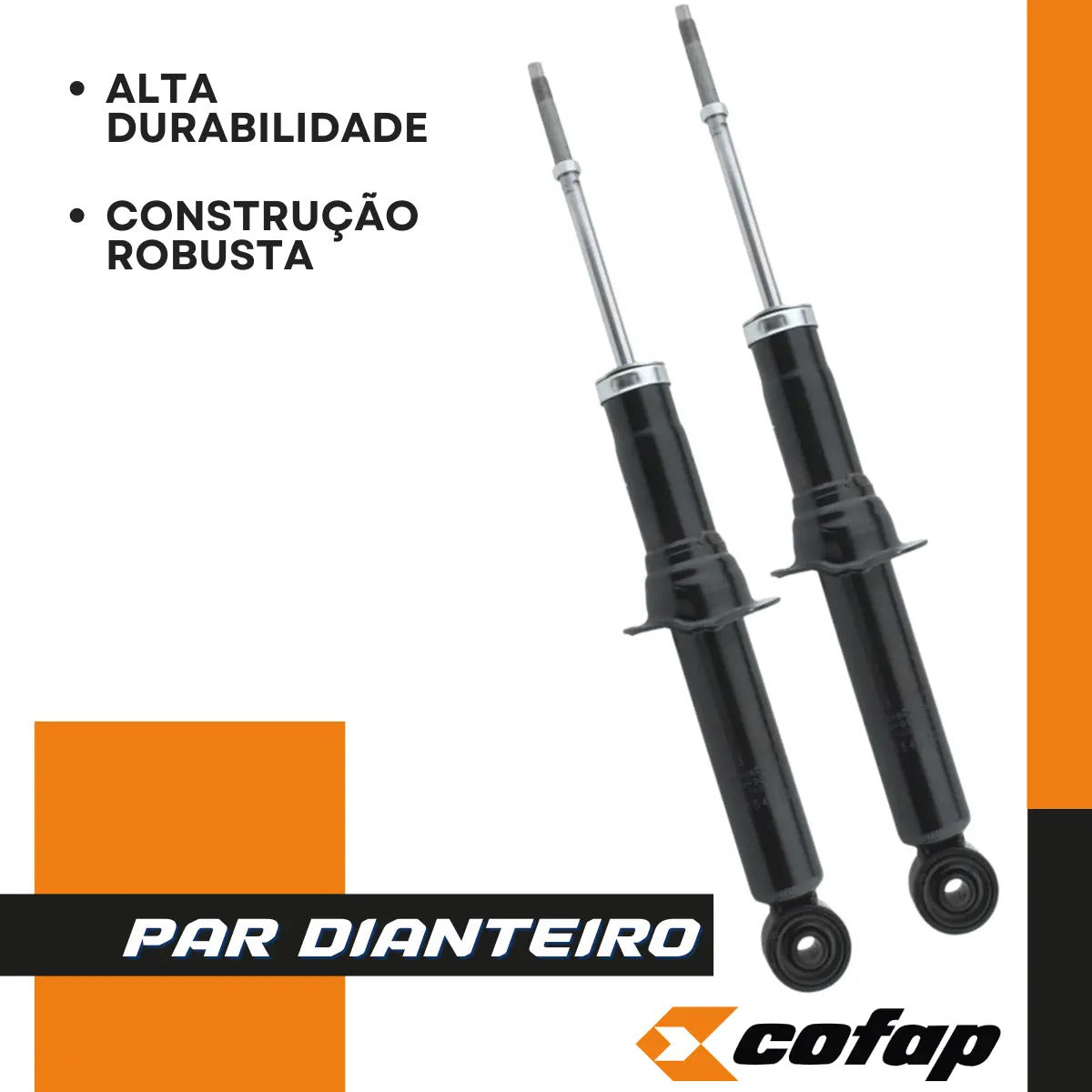Par Amortecedor Dianteiro S10 4x4 2018 2019 Original Cofap