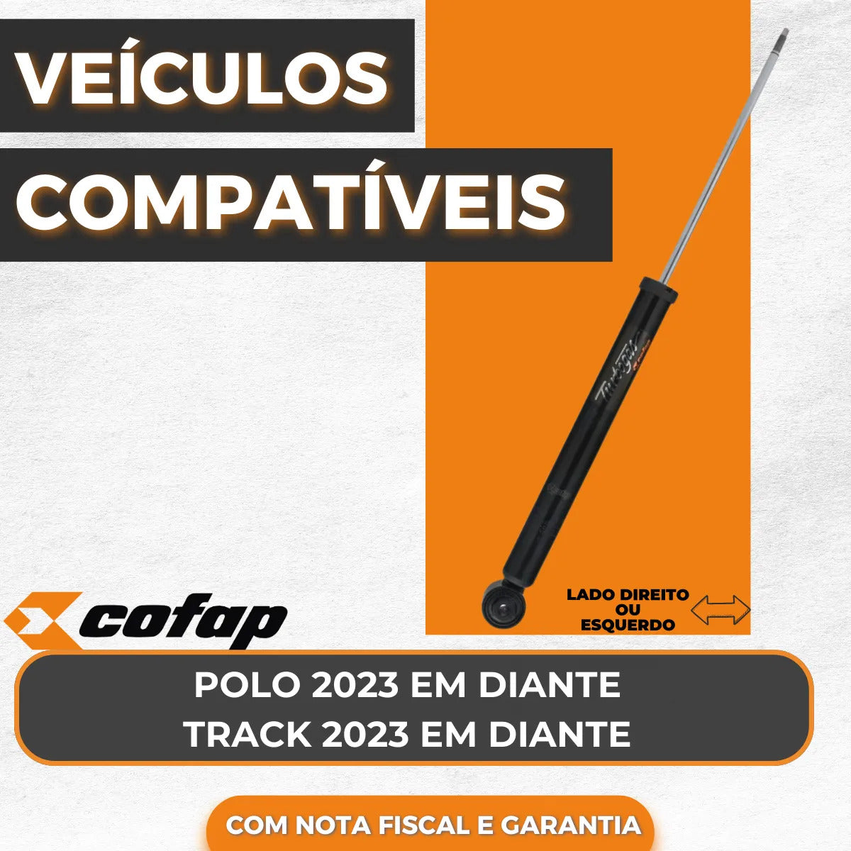 Amortecedor Traseiro Polo 1.0 Mpi Track Cofap