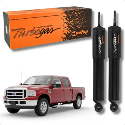 Par Amortecedor Dianteiro F250 1998 Ao 2006 Turbogaz Cofap