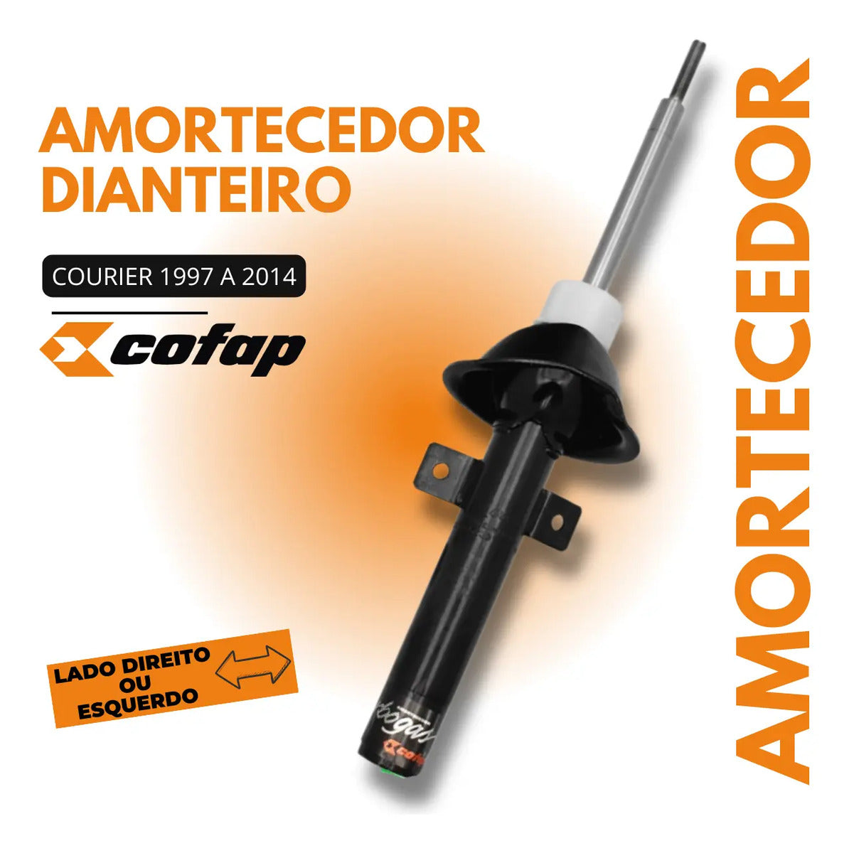 Amortecedor Dianteiro Courier 2001 2002 Original Cofap