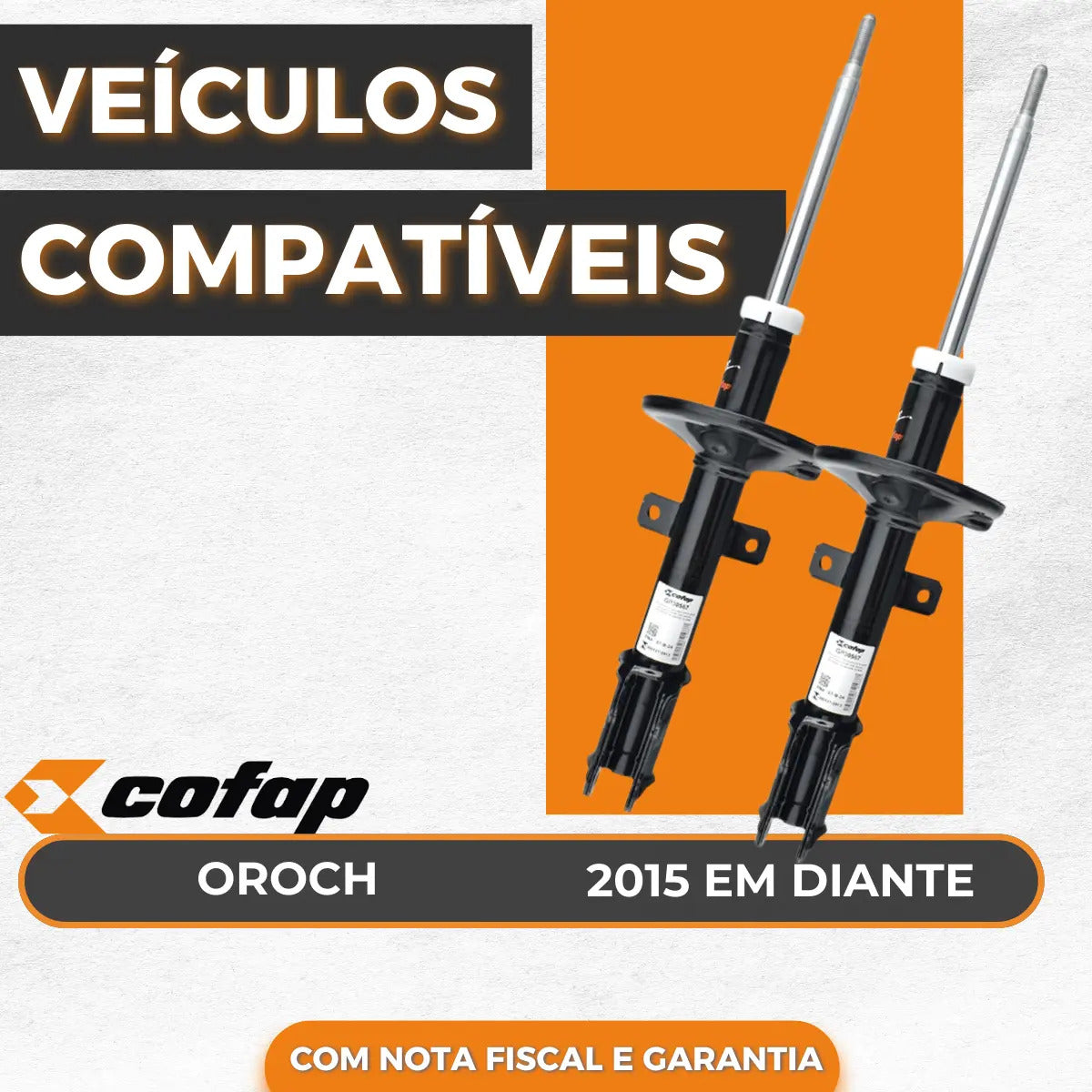Par Amortecedor Dianteiro Oroch 2015/.. Cofap