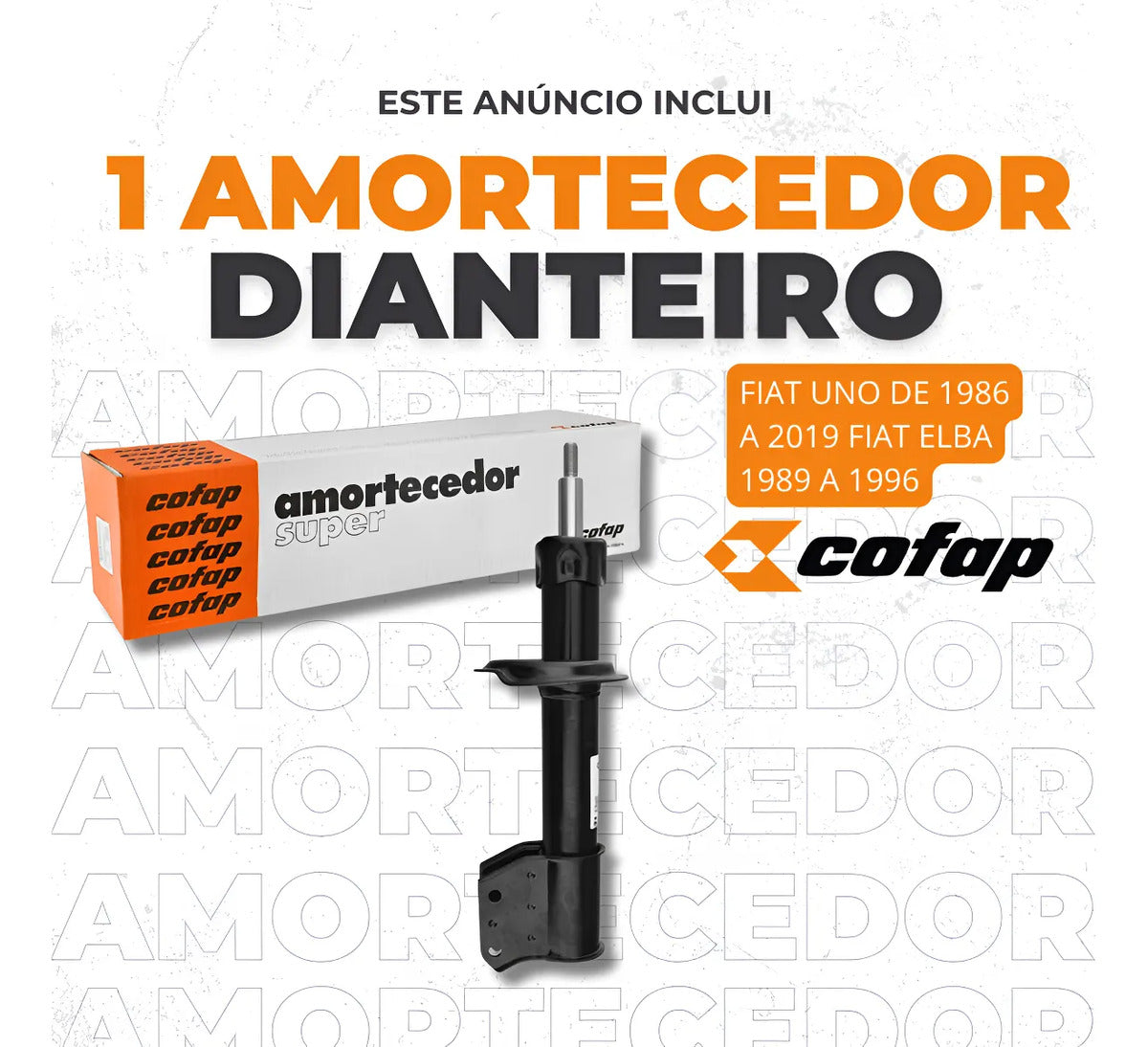 Amortecedor Dianteiro Premio Elba 1989 A 1996 Cofap