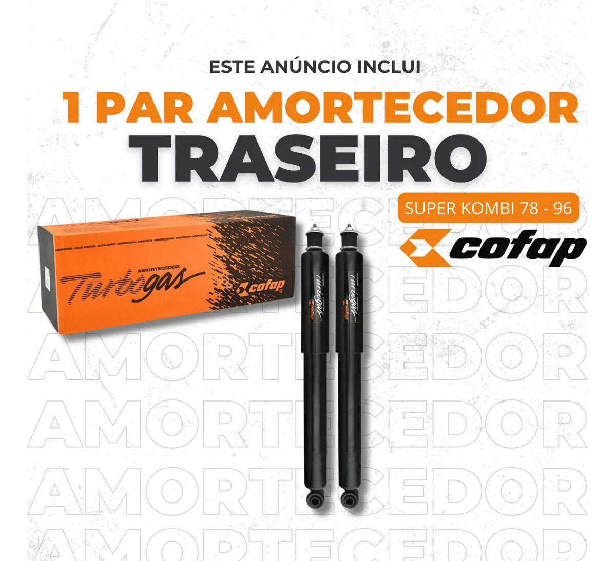 Par Amortecedores Traseiros Cofap Tracker Grand Vitara