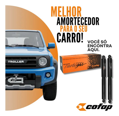 Par Amortecedor Traseiro Troller T4 3.2 20v 2016 2017 Cofap