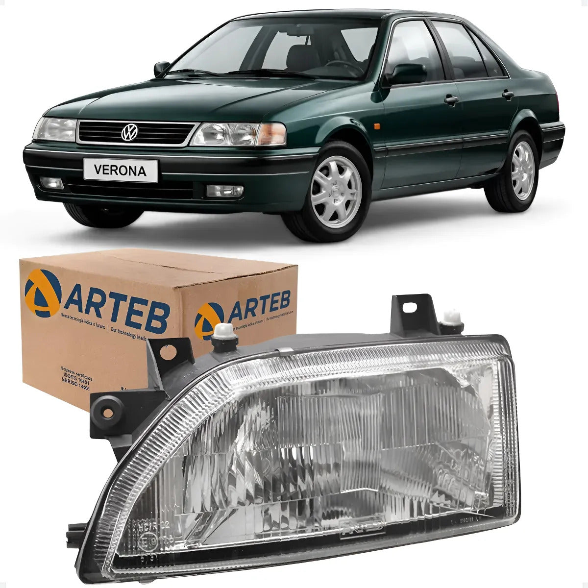 Farol Vidro Verona Escort 1993 1994 1995 1996 Arteb