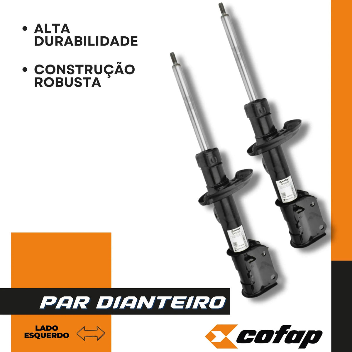 Par Amortecedor Dianteiro Jeep Renegade 4x4 2015 Cofap