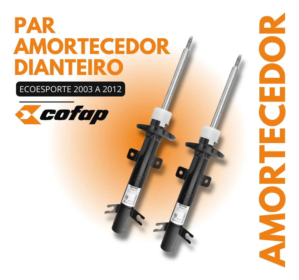 Par Amortecedor Dianteiro Original Cofap Ecosport 2003 2004
