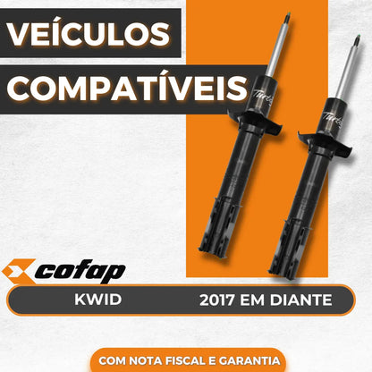 Par Amortecedor Dianteiro Renault Kwid Cofap