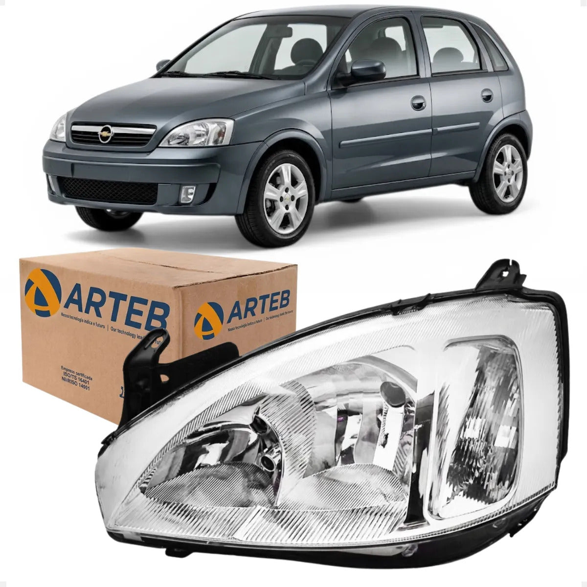 Farol Corsa 2002 A 2012 Montana 04 A 10 Pisca Frisado Arteb