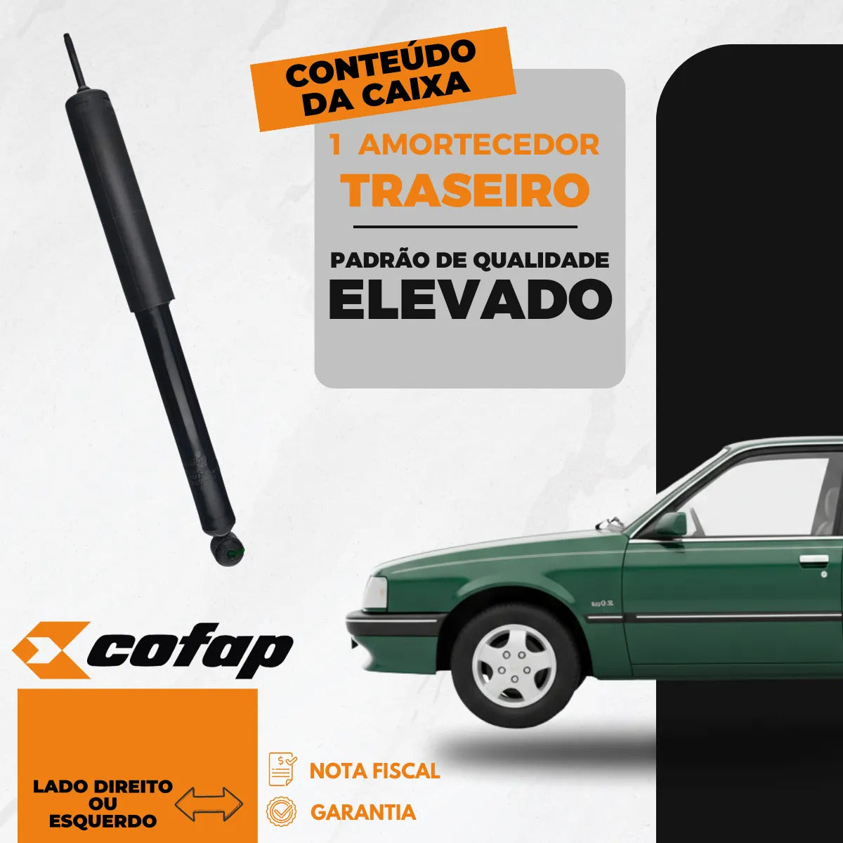 Amortecedor Traseiro Monza 1991 A 1995 1996 Original Cofap