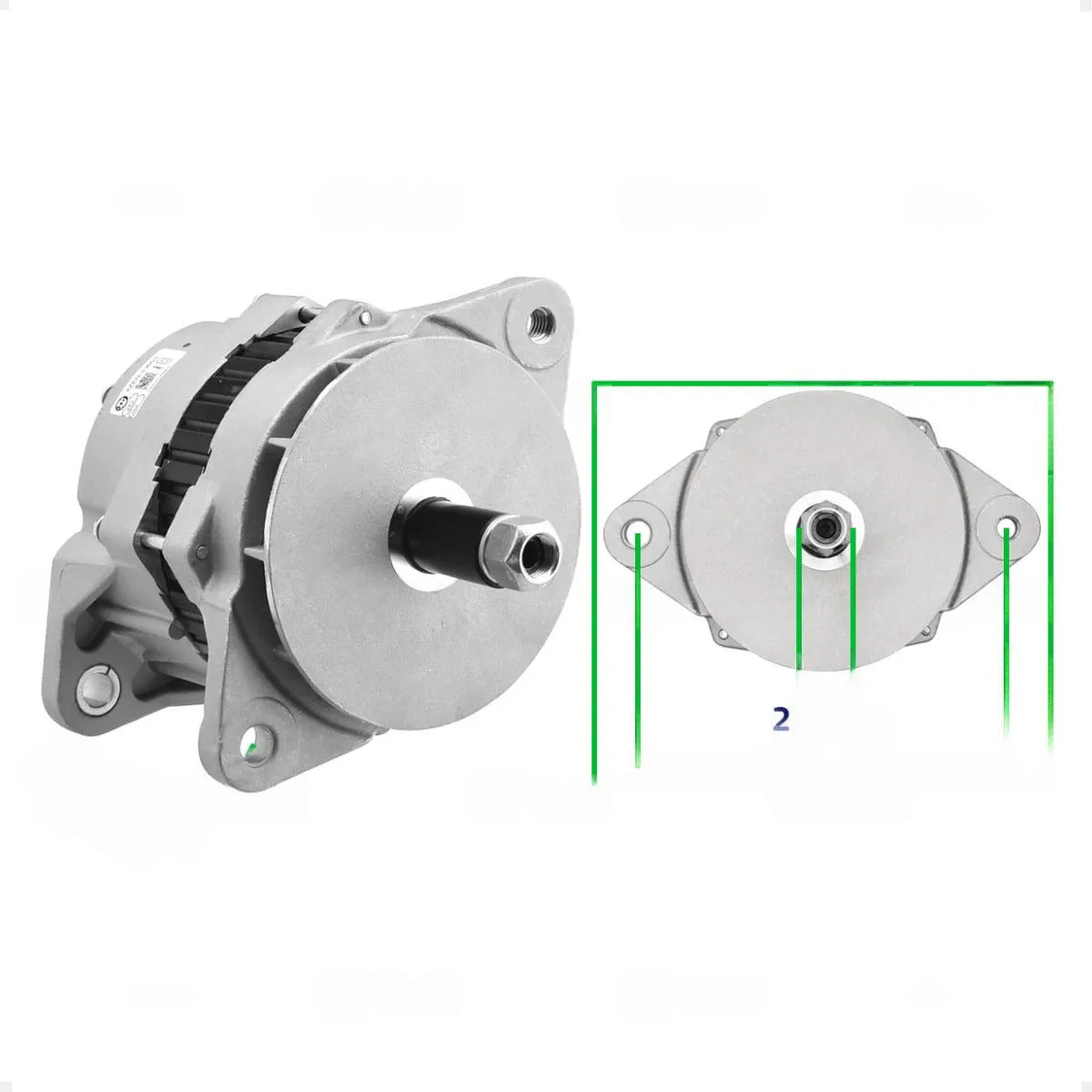 Alternador Case W20 Fiatallis Fw160 Fw200 Fx215 24v 70a