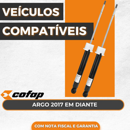 Par Amortecedor Traseiro Argo 1.0 1.3 1.8 Original Cofap