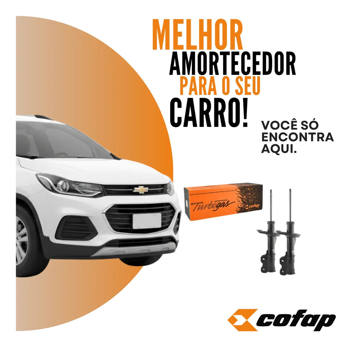 Par Amortecedor Dianteiro Tracker 1.4 2017 A 2020 Cofap