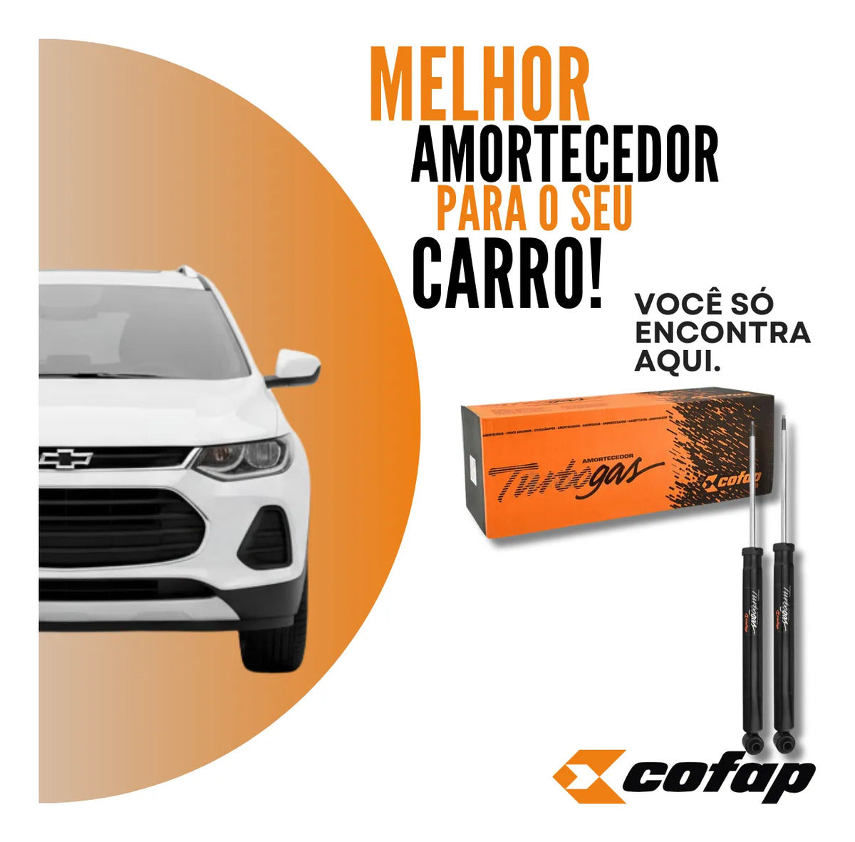 Par Amortecedor Traseiro Tracker 2021 2022 23 Cofap Novo