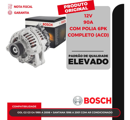 Alternador Gol G2 G3 G4 1.8 Power Total Flex 2005-2008
