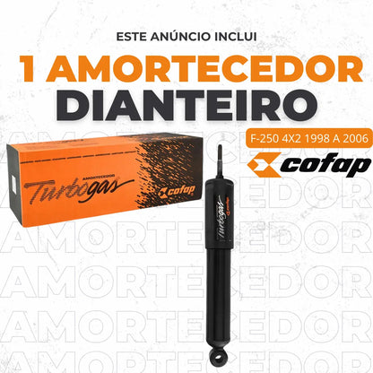 Amortecedor Dianteiro F250 1998 Ao 2006 Turbogaz Cofap
