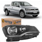 Farol Máscara Negra Foco Duplo Saveiro G6 2013 A 2016 Arteb
