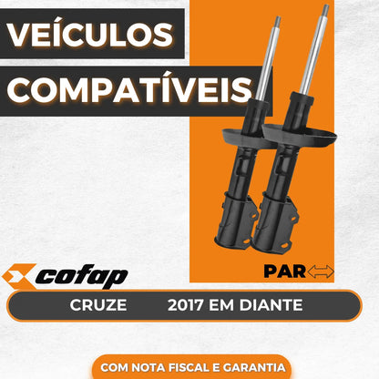 Par Amortecedor Dianteiro Cruze 2017 Em Diante - Cofap