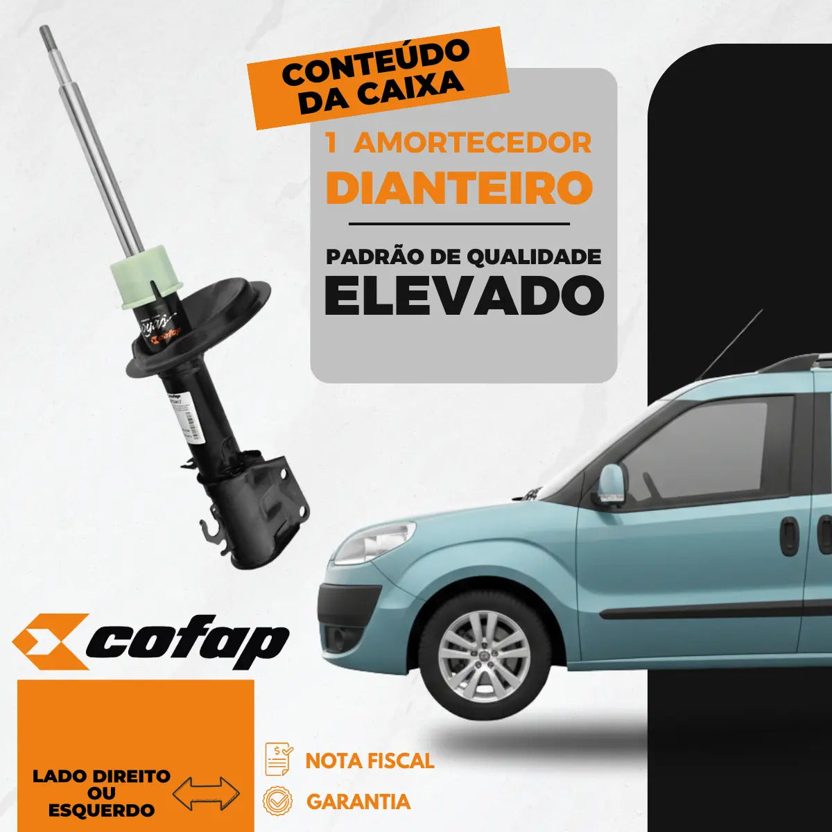 Amortecedor Dianteiro Doblo Original Cofap 2005