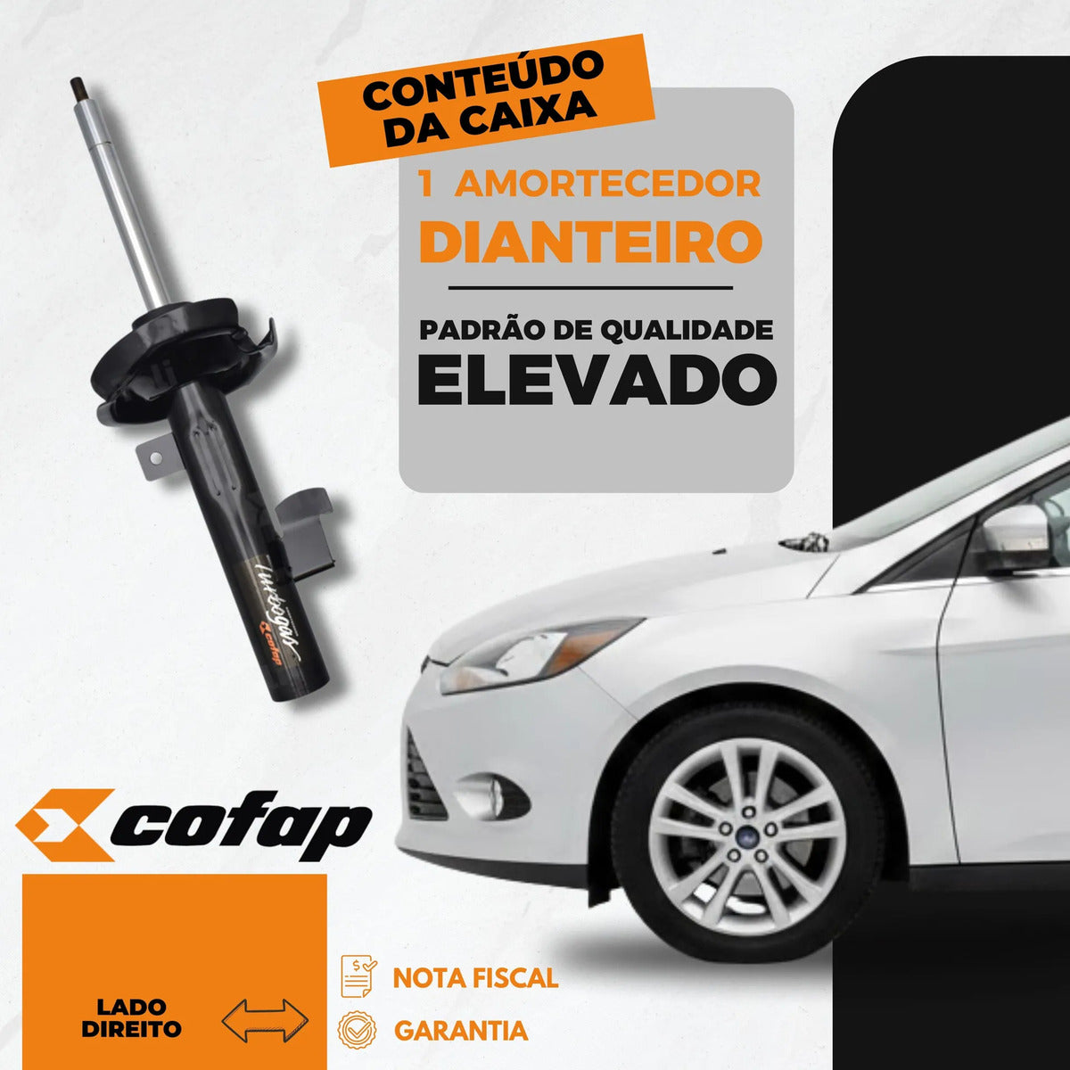 Amortecedor Dianteiro Direito Focus 08/13 Cofap Gp33234