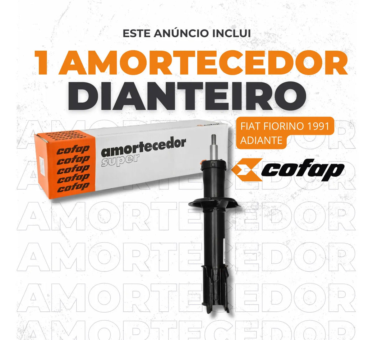 Amortecedor Dianteiro Cofap Fiorino Longa 1991 A 2013