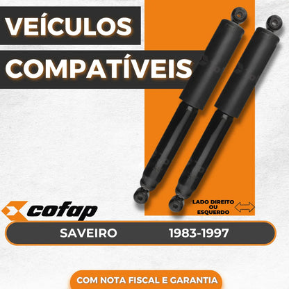 Par Amortecedor Original Cofap Vw Saveiro 1983 1997