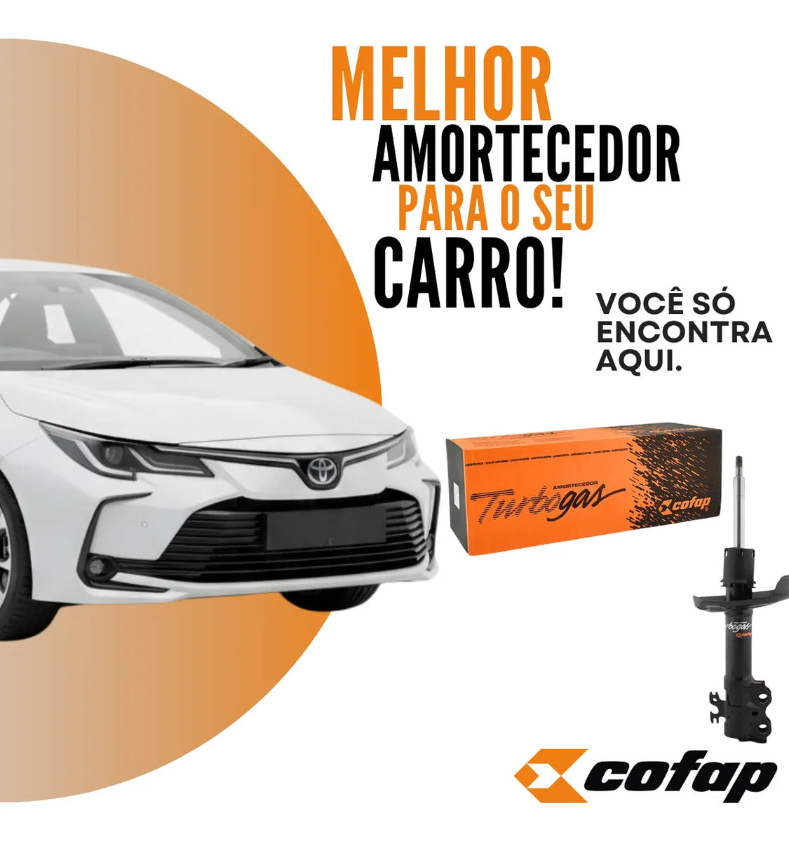 Amortecedor Dianteiro Direito - Cofap - Gp33412