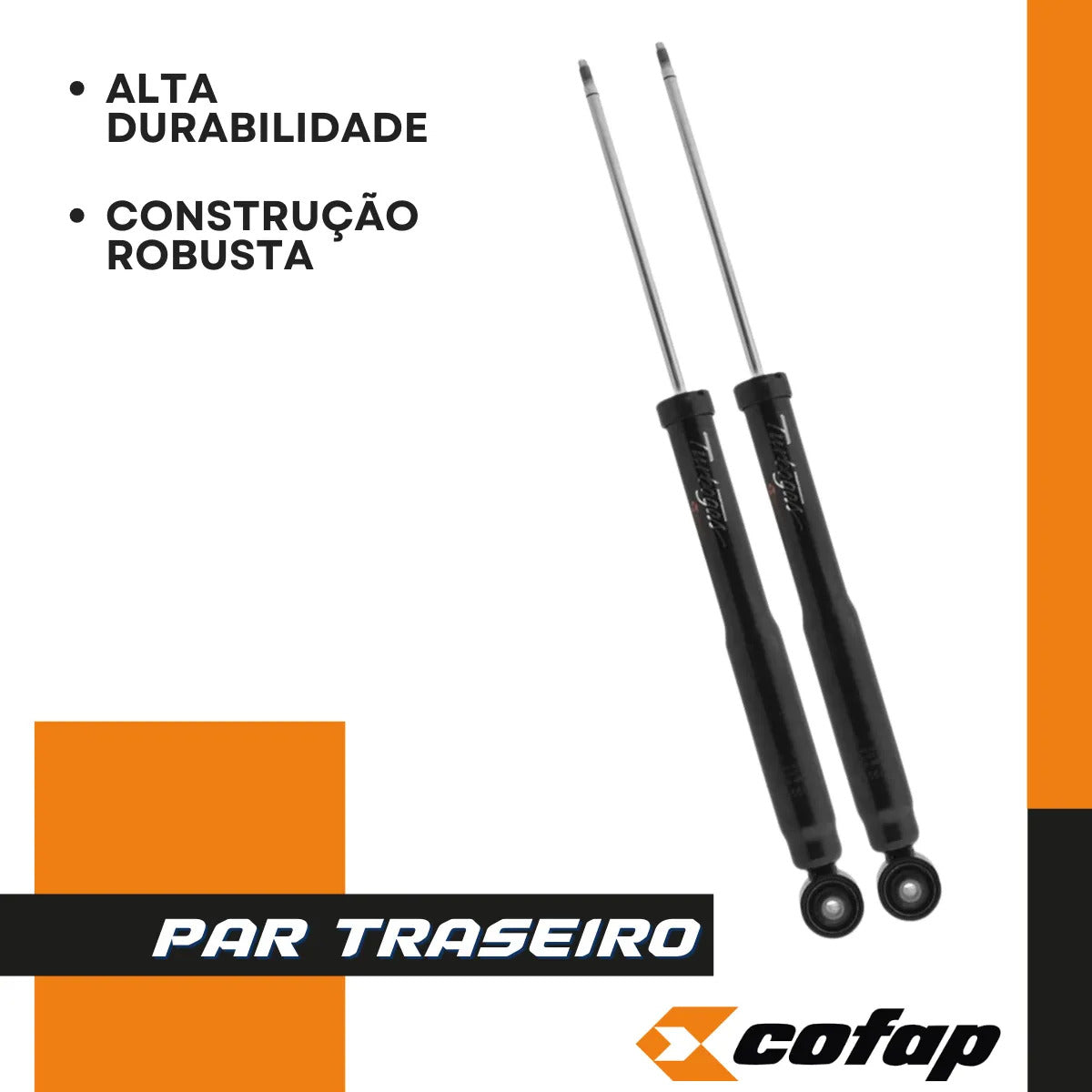 Par Amortecedor Traseiro  Spacefox 2006 Em Diante Cofap
