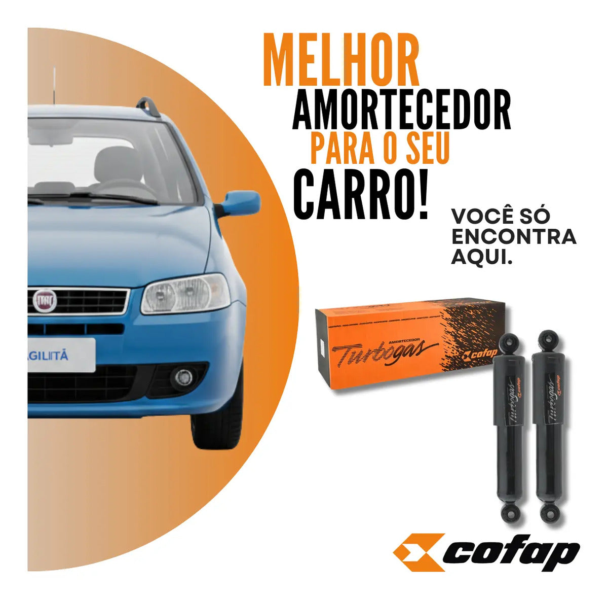 Par Amortecedor Cofap Traseiro Fiat Marea 98 A 08
