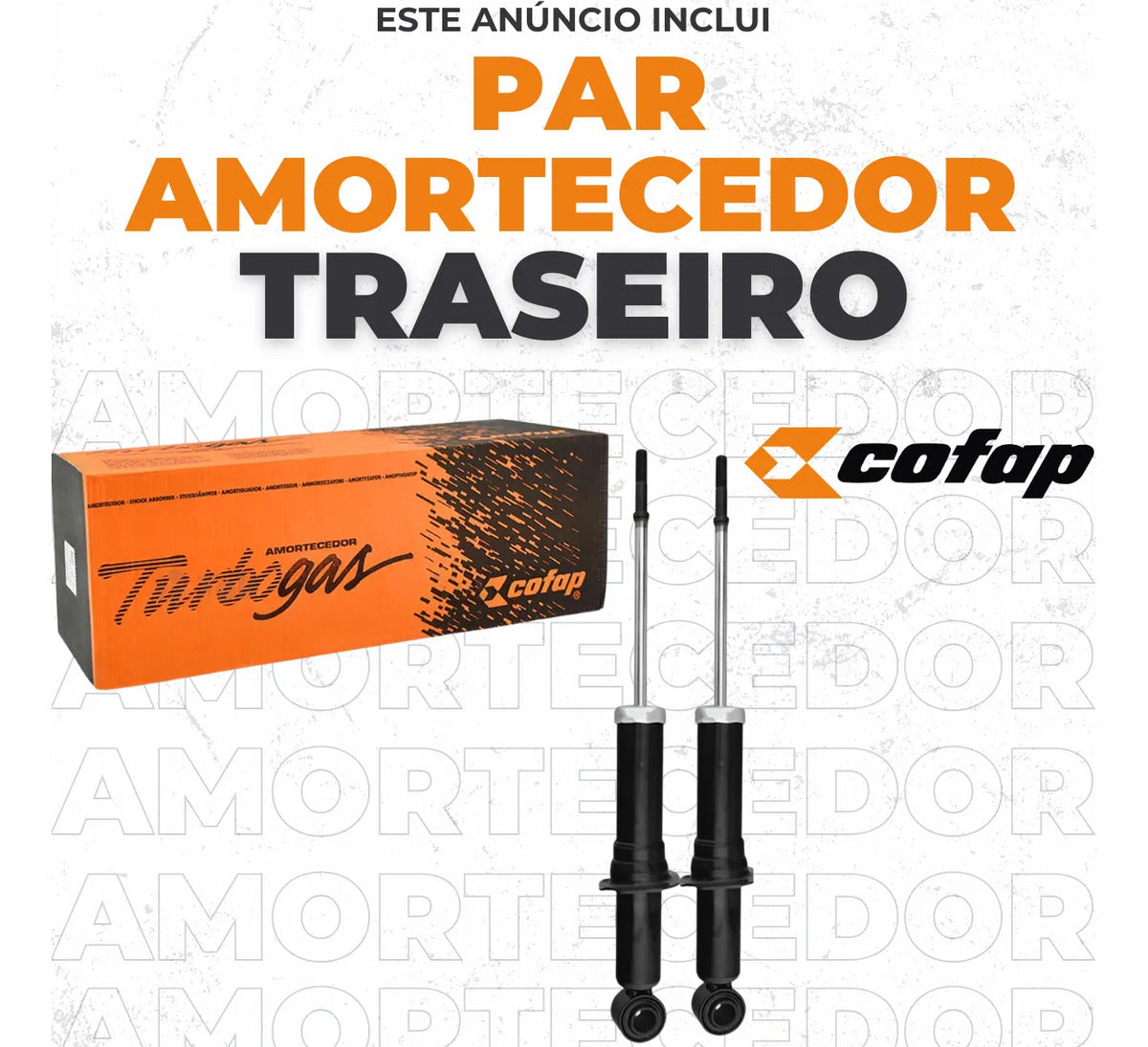 Par Amortecedor Traseiro  Corolla 2017 2018 Original Cofap