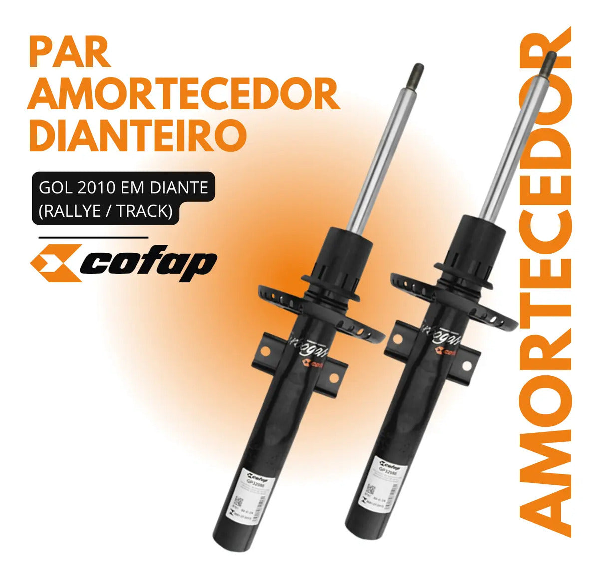 Par Amortecedor Dianteiro Gol G5 Rallye 2011 Cofap Original