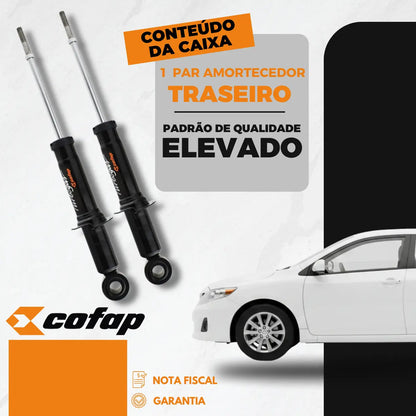 Par Amortecedor Traseiro Cofap Original Corolla 2011 2012