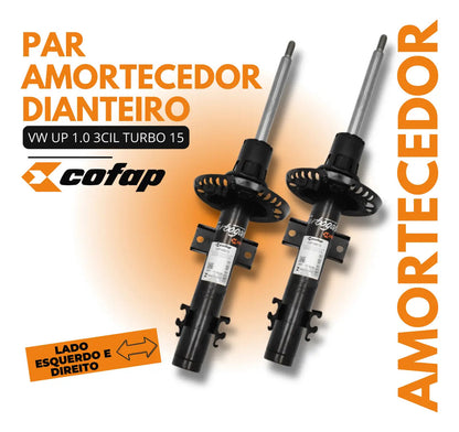 Par Amortecedor Dianteiro Cofap Vw Up 2015 2016 2017 2018 19