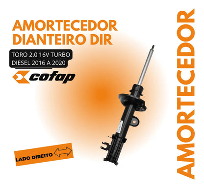 Amortecedor Dianteiro Direito Toro 2.0 Flex/diesel Cofap